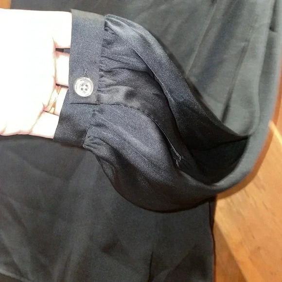 Michael Kors Black Blouse-8 - Picture 5 of 7